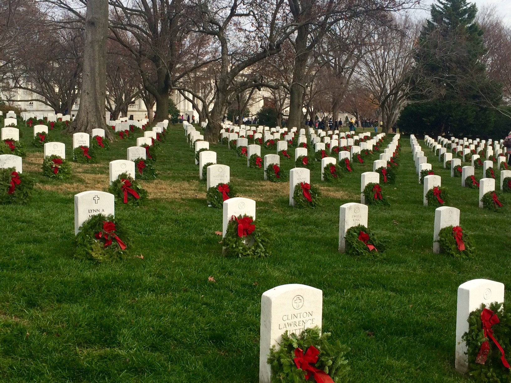 Leaving Arlington with Wreaths Across America