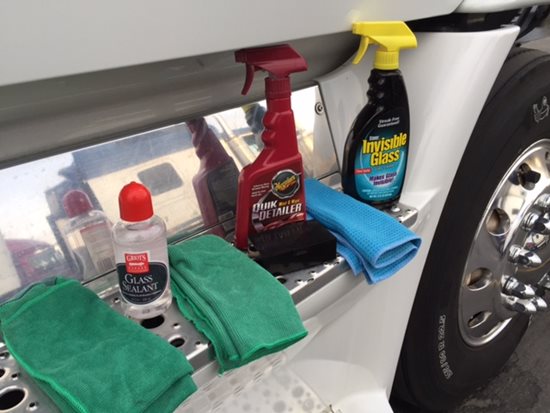 Windshield Cleaning and Sealing