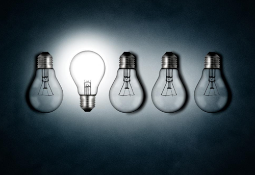 Illuminated-lightbulb-amid-dim-bulbs-creativity-and-innovation-from-FreeRange.png